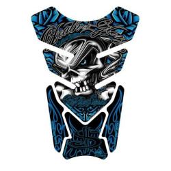 Protection de réservoir MOTOGRAFIX Street Style 4pcs noir/bleu