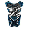 Protection de réservoir MOTOGRAFIX Street Style 4pcs noir/bleu