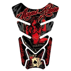 Protection de réservoir MOTOGRAFIX Street Style 4pcs noir/rouge