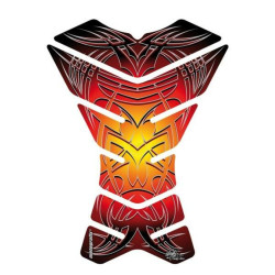 Protection de réservoir MOTOGRAFIX 3pcs Tribal rouge