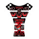 Protection de réservoir MOTOGRAFIX Street Style 1pc "666" rouge
