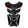 Protection de réservoir MOTOGRAFIX Street Style 4pcs Death or Glory noir