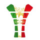 Protection de réservoir MOTOGRAFIX Street Style 1pc Italia tricolore