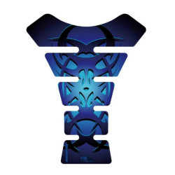 Protection de réservoir MOTOGRAFIX Street Style 1pc Celtic Tribal Tattoo bleu