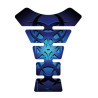 Protection de réservoir MOTOGRAFIX Street Style 1pc Celtic Tribal Tattoo bleu