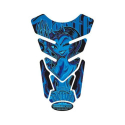 Protection de réservoir MOTOGRAFIX Street Style 4pcs bleu