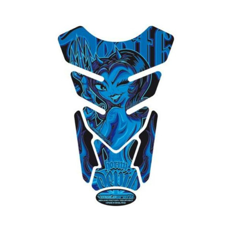 Protection de réservoir MOTOGRAFIX Street Style 4pcs bleu