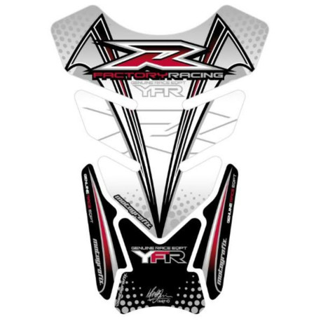 Protection de réservoir MOTOGRAFIX 4pcs blanc Yamaha