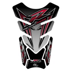Protection de réservoir MOTOGRAFIX 4pcs argent Yamaha