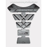 Protection de réservoir MOTOGRAFIX 1pc gris Yamaha