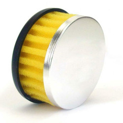 FILTRE A AIR DROIT JAUNE DIAMETRE 28/35