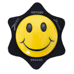 Sliders de genoux OXFORD Smiley jaune