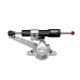 Kit amortisseur de direction BITUBO noir position en-dessous du compteur de vitesse Aprilia RS125