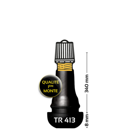 Lot de 10 Valves droites BIHR TR413 caoutchoutés