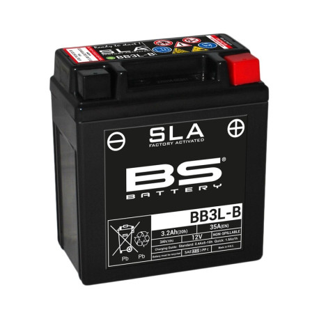 Batterie BS BATTERY BB3L-B SLA sans entretien activée usine