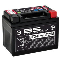 Batterie BS BATTERY BTX4L SLA sans entretien activée usine