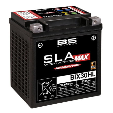 Batterie BS BATTERY BIX30HL SLA Max sans entretien activée usine