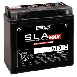 Batterie BS BATTERY 51913 SLA Max sans entretien activée usine