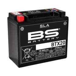 Batterie BS BATTERY BTX20 SLA sans entretien activée usine