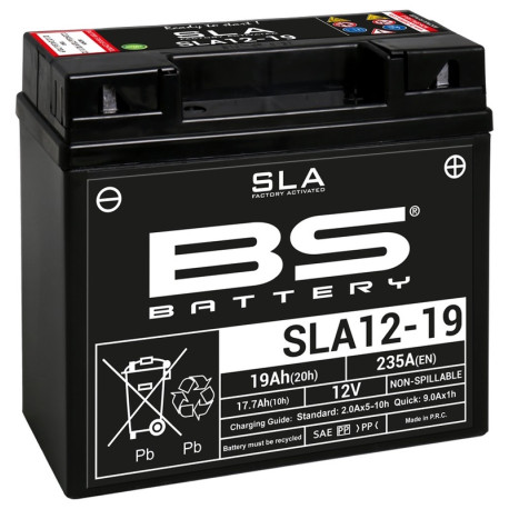 Batterie BS SLA12-19 sans entretien activée usine