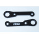 Platines pour sangles R&G RACING noir Yamaha YZF-R125