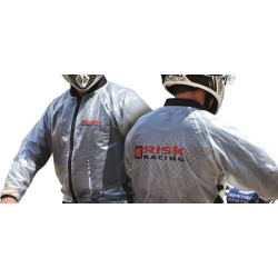 Veste de pluie Risk Racing translucide taille M