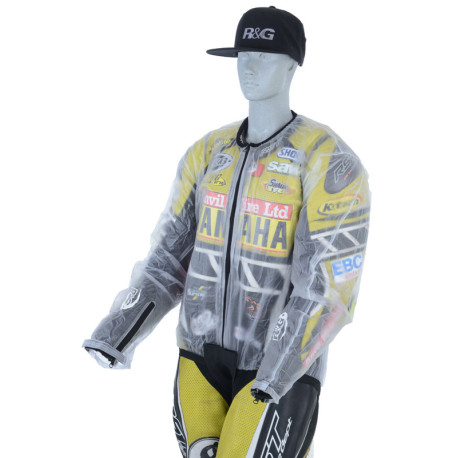 Veste pluie R&G RACING taille L transparente