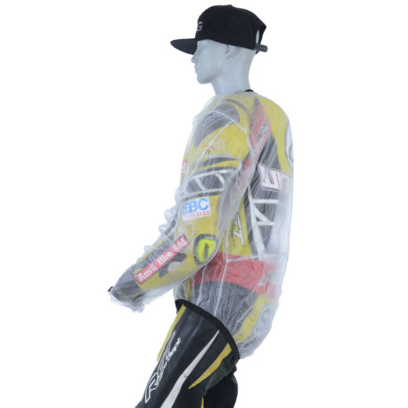 Veste pluie R&G RACING taille L transparente