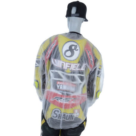 Veste pluie R&G RACING taille L transparente