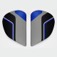 Platine écran ARAI Super AdSis J Sense Blue casque intégral