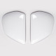 Plaques pivot ARAI VAS-V Diamond White pour casque RX-7 V 