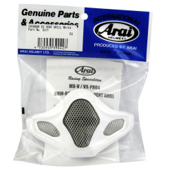 Ventilation menton ARAI grille extérieure White pour casque MX-V 