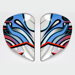 PLATINE ECRAN ARAI SAJ HAGA WSBK CASQUE INTEGRAL