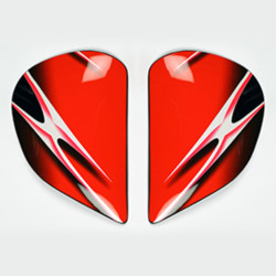 PLATINE ECRAN ARAI SAJ RANDY REPLICA RED CASQUE INTEGRAL