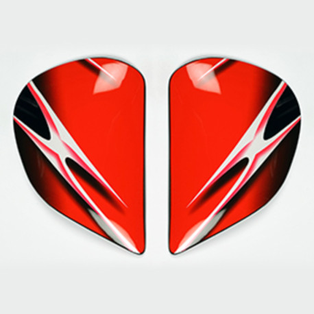 PLATINE ECRAN ARAI SAJ RANDY REPLICA RED CASQUE INTEGRAL