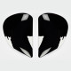 PLATINE ECRAN ARAI SAJ MARKER BLACK CASQUE INTEGRAL