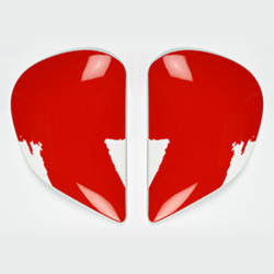 PLATINE ECRAN ARAI SAJ MARKER RED CASQUE INTEGRAL