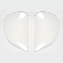 Plaques pivot ARAI Super AdSis J (LRS) Diamond White pour casques RX-7 GP/Viper/Astro-Light/Quantum/Quantum-ST/Quantum-ST PRO/Ch