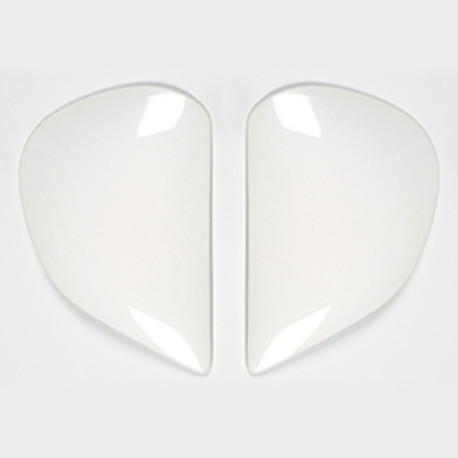 Plaques pivot ARAI Super AdSis J (LRS) Diamond White pour casques RX-7 GP/Viper/Astro-Light/Quantum/Quantum-ST/Quantum-ST PRO/Ch