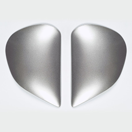 Plaques pivot ARAI Super AdSis J (LRS) Aluminium Silver pour casques RX-7 GP/Viper/Astro-Light/Chaser-V/Chaser-V PRO/Axces II 