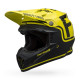Visière BELL Moto-9 Flex Fasthouse noir/jaune fluo