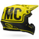Visière BELL Moto-9 Flex Fasthouse noir/jaune fluo
