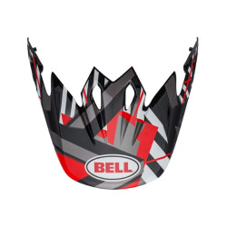 Visière BELL Mx 9 Tagger noir/rouge