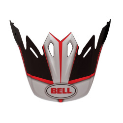 Visière BELL Moto 9 Flex / Moto 9 Spark rouge/noir