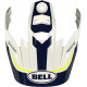 Visière BELL MX-9 Adventure Torch blanc/bleu/jaune