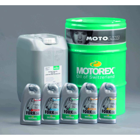 Huile de fourche MOTOREX Racing Fork Oil 10W 25L