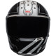 Casque BELL Eliminator Outlaw Gloss Black/White taille XXXL