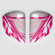 Platine écran VAS ARAI casque intégral Style Pink