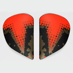 Platine écran SAJ ARAI casque intégral Comet Red