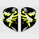 Platine écran SAJ ARAI casque intégral Roar Green